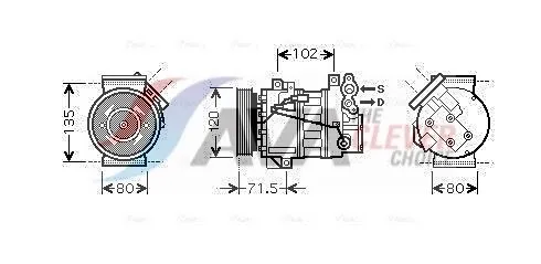 Compressor, air conditioning