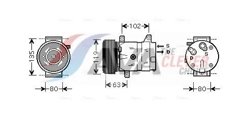 Compressor, air conditioning