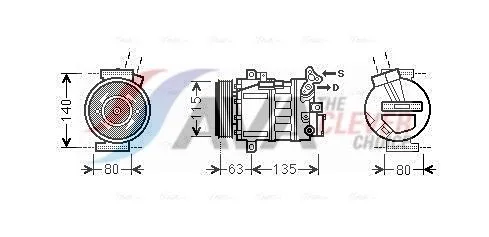Compressor, air conditioning