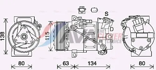 Compressor, air conditioning