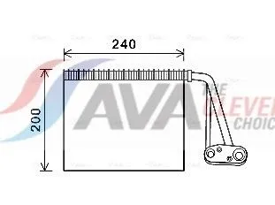 Evaporator, air conditioning
