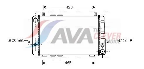 Radiator, engine cooling