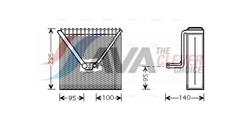Evaporator, air conditioning