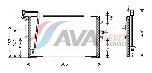 Condenser, air conditioning