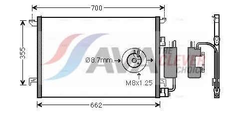 Condenser, air conditioning
