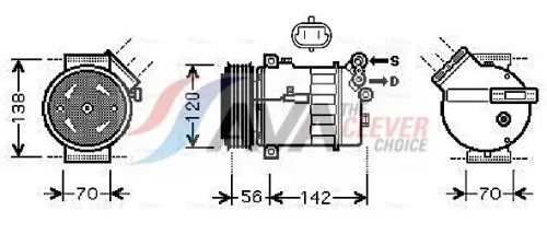 Compressor, air conditioning