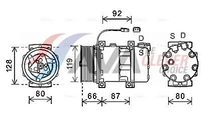 Compressor, air conditioning