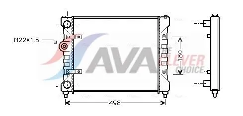 Radiator, engine cooling