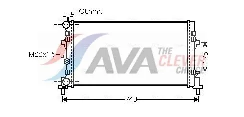 Radiator, engine cooling