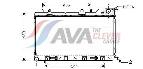 Radiator, engine cooling
