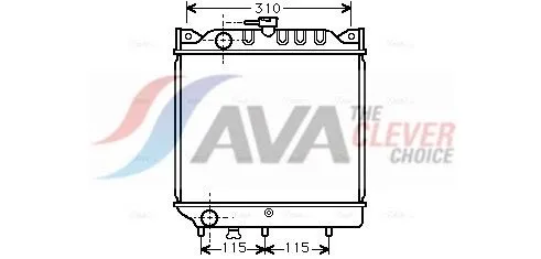 Radiator, engine cooling