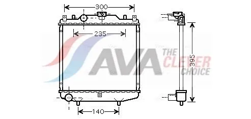 Radiator, engine cooling