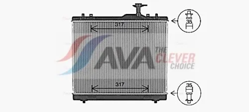Radiator, engine cooling