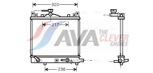 Radiator, engine cooling