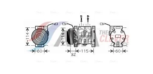 Compressor, air conditioning
