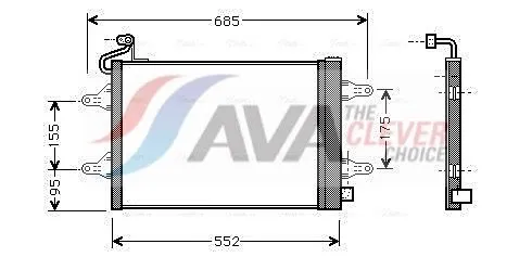 Condenser, air conditioning