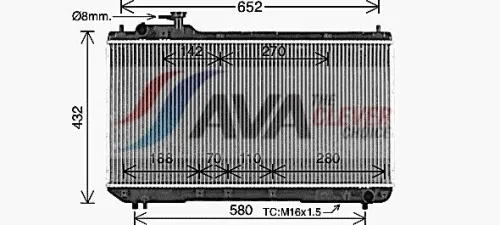 Radiator, engine cooling