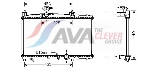Radiator, engine cooling