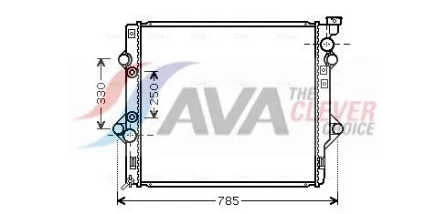 Radiator, engine cooling