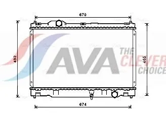 Radiator, engine cooling