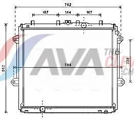 Radiator, engine cooling