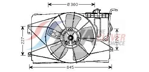 Fan, engine cooling