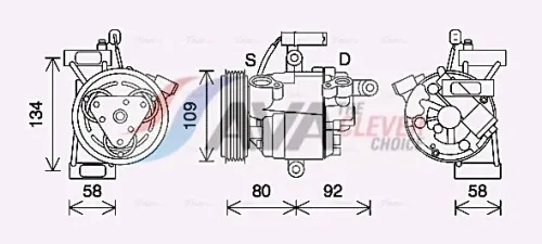 Compressor, air conditioning