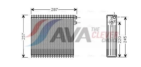 Evaporator, air conditioning