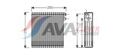 Evaporator, air conditioning
