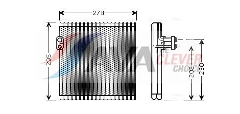 Evaporator, air conditioning