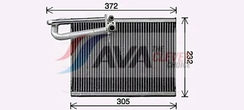 Evaporator, air conditioning
