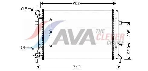 Radiator, engine cooling