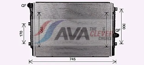 Radiator, engine cooling