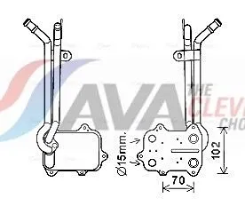 Oil Cooler, engine oil