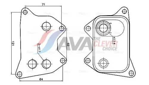 Oil Cooler, engine oil
