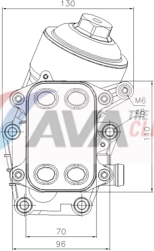 Oil Cooler, engine oil