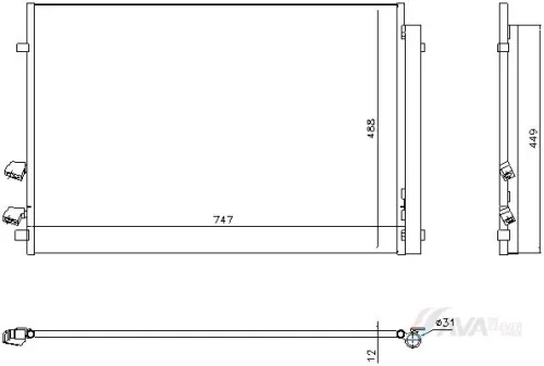 Condenser, air conditioning