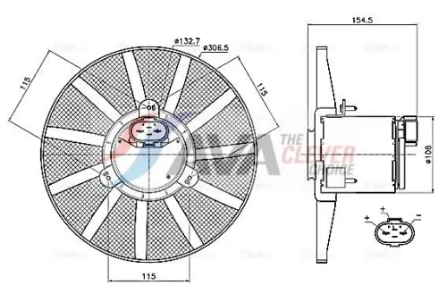 Fan, engine cooling