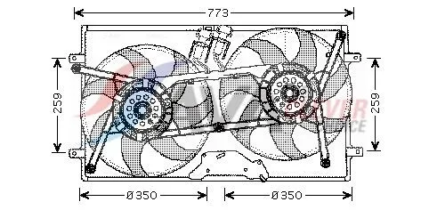 Fan, engine cooling