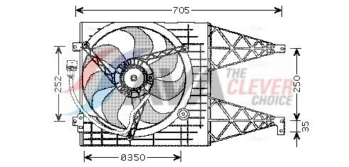 Fan, engine cooling