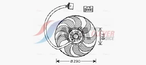 Fan, engine cooling