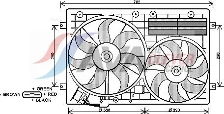 Fan, engine cooling