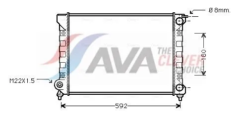 Radiator, engine cooling