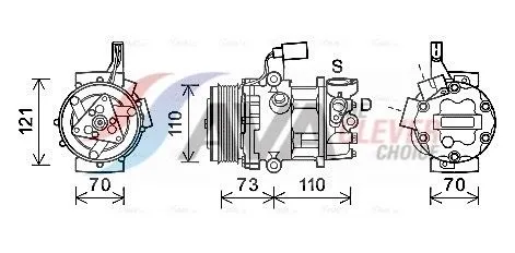 Compressor, air conditioning