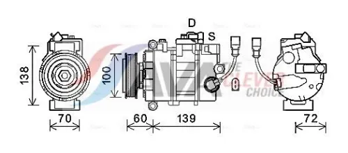 Compressor, air conditioning
