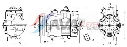 Compressor, air conditioning