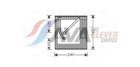 Evaporator, air conditioning