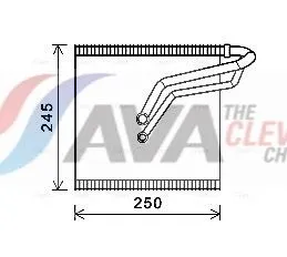 Evaporator, air conditioning