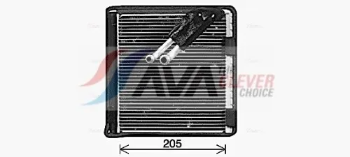 Evaporator, air conditioning