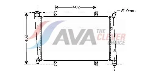 Radiator, engine cooling